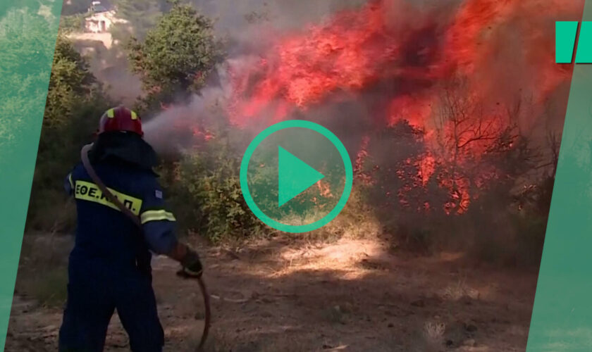 Incendies en Grèce : la France envoie des renforts et les évacuations se multiplient près d’Athènes