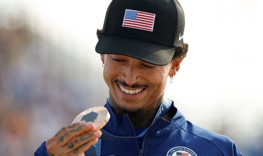 US skateboarder Nyjah Huston reveals bronze medal's deterioration: 'Not as high quality as you would think'