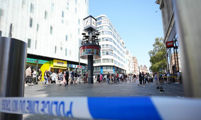 Man charged with attempted murder after girl, 11, stabbed in Leicester Square