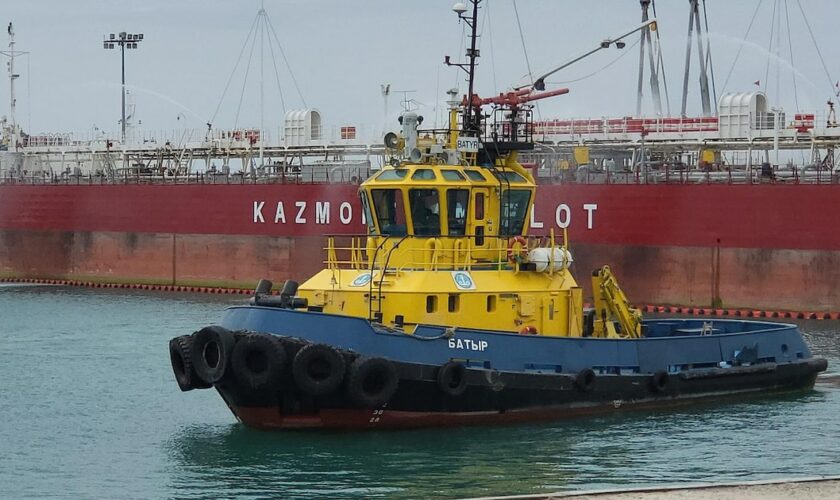 Port d'Aktaou, en mer Caspienne