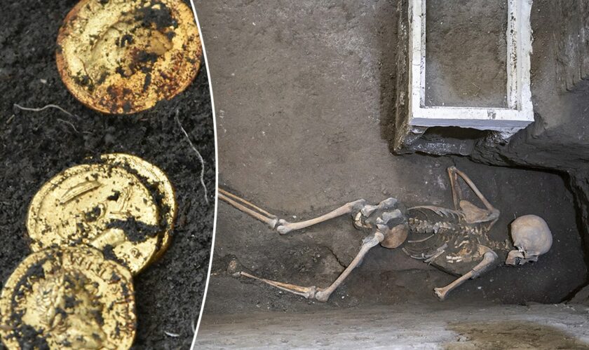 Skeletal remains of man, woman discovered in Pompeii offer chilling details of final moments