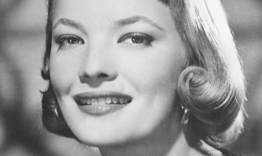 Gena Rowlands in 1957. Pic: AP