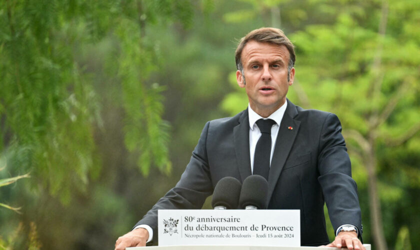 Débarquement de Provence : « Tous ceux qui se reconnaissent comme Français ont vocation à être ensemble », dit Macron