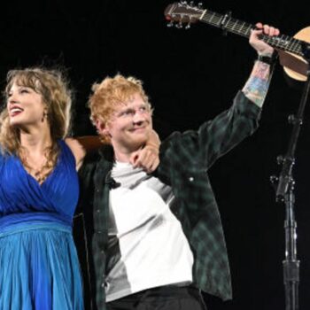 Taylor Swift and Ed Sheeran perform onstage during "Taylor Swift