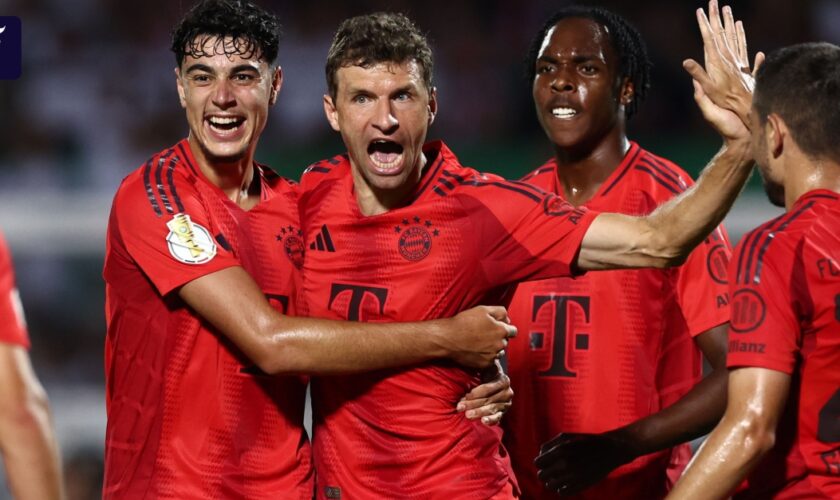 4:0-Sieg über Ulm: FC Bayern auch dank Thomas Müller in Runde zwei