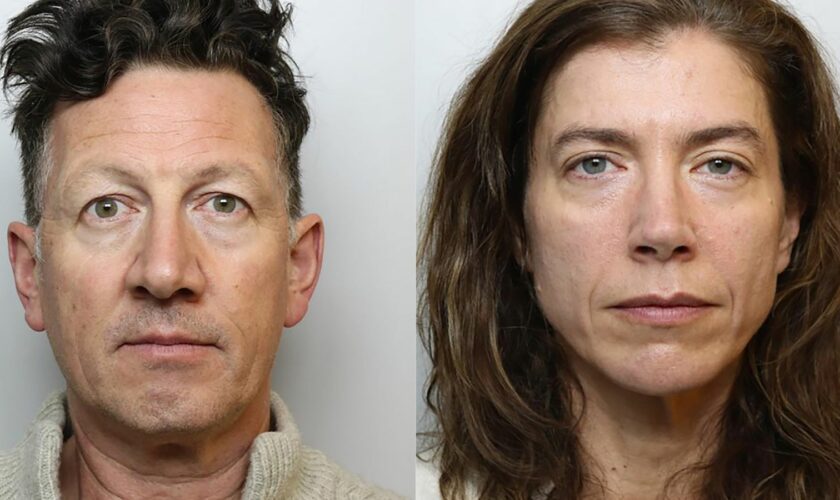 Composite of undated handout photos issued by Undated handout photo issued by the Crown Prosecution Service (CPS) of James Owen, 55, and his partner Ellen Rae, 52. James has been sentenced to eight years' imprisonment at Winchester Crown Court, after previously being found guilty of of rape, two counts of sexual assault and conspiracy to commit sexual assault. Ellen has been sentenced to two years' imprisonment after previously being found guilty of of sexual assault and conspiracy to commit sex