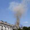 Feuer im historischen Somerset House in London