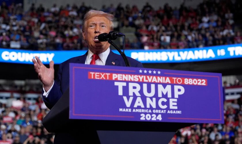 Trump vs Harris live: Trump rallies in Pennsylvania as Harris, Walz to take bus tour through state ahead of DNC