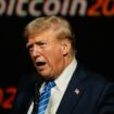 Donald Trump, lors d'un discours à la conférence Bitcoin 2024, le 27 juillet 2024 à Nashville, dans le Tennessee.