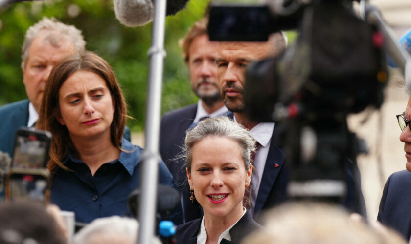 Arrivés à l’Elysée, Lucie Castets et le Nouveau Front populaire veulent proposer « une solution de stabilité »