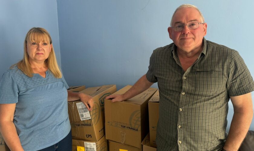 Fiona and Jimmy lived in their two-bedroom former council flat in Clackmannanshire for 40 years until RAAC was discovered last year.