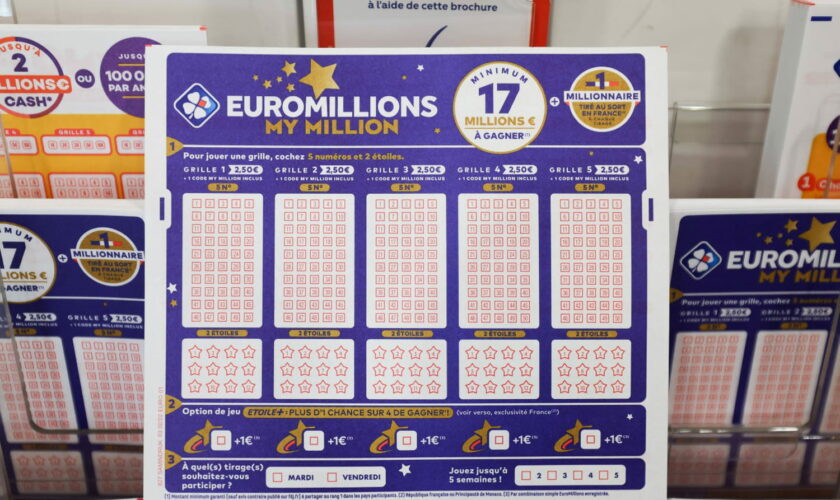 Résultat Euromillions (FDJ) : le tirage du mardi 20 août 2024, 82 millions d'euros en jeu [EN LIGNE]