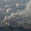 Smoke rises from the southern Lebanese town of Khiam, amid ongoing cross-border hostilities between Hezbollah and Israeli forces, as pictured from Marjayoun, near the border with Israel, August 25, 2024. REUTERS/Karamallah Daher