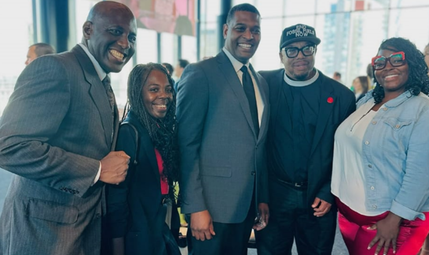 Biden Cabinet official poses for photo with one of Farrakhan's 'top soldiers' at DNC