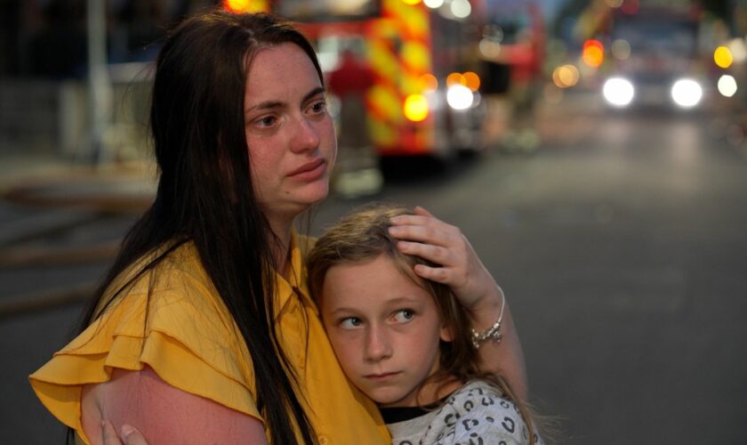 Cydney Parker and her young relative both escaped the fire