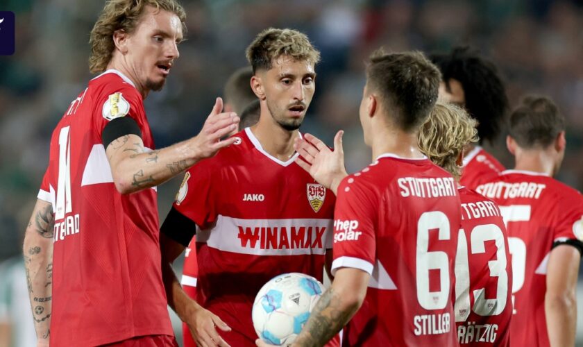 5:0 in Münster: Lockerer Pokalabend für den VfB Stuttgart