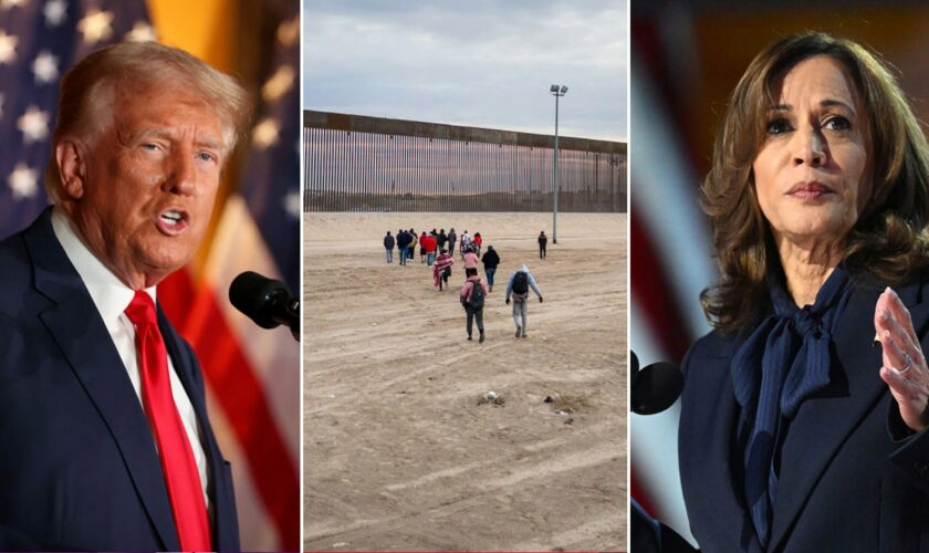 'Total bulls---': Trump campaign rips 'preposterous' Harris pro-border wall narrative after media report