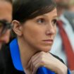 Kouri Richins, a Utah mother of three who wrote a children's book about coping with grief after her husband's death and was later accused of fatally poisoning him, looks on during a hearing Tuesday, Aug. 27, 2024, in Park City, Utah. (AP Photo/Rick Bowmer, Pool)