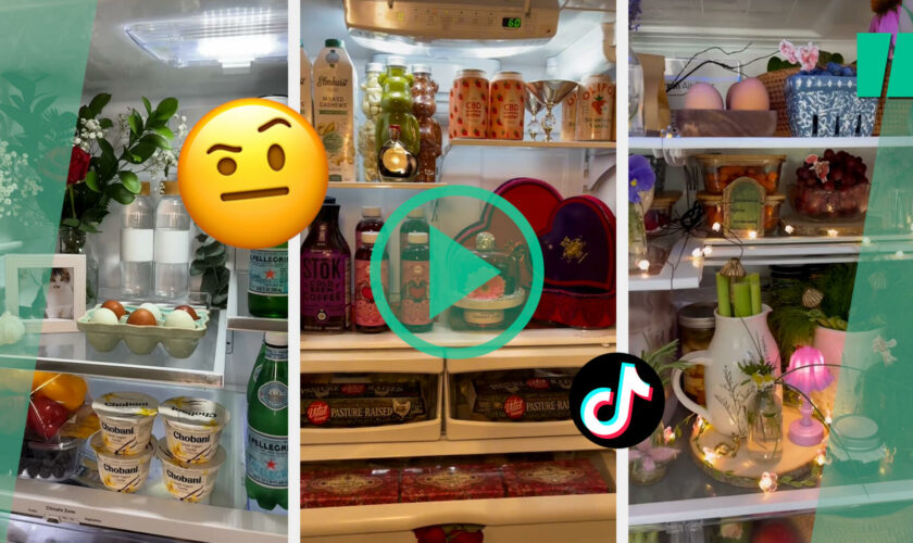 Sur TikTok, le « fridgescaping » est la nouvelle tendance complètement absurde de décoration de frigo