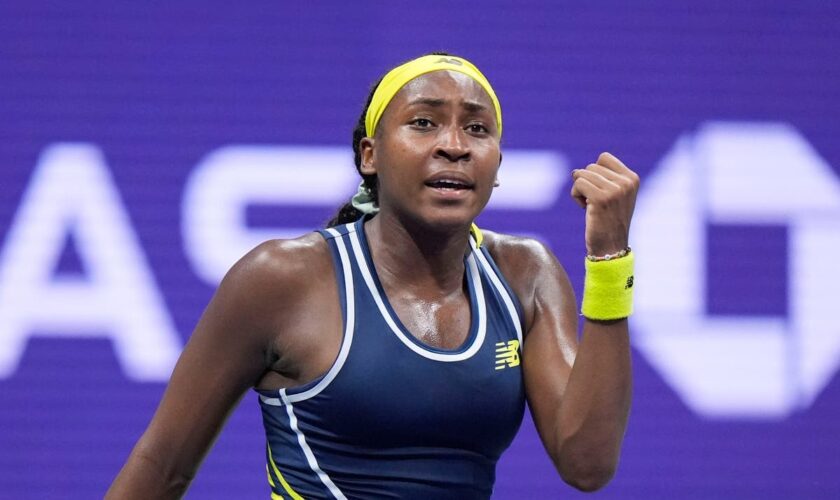 Coco Gauff continues US Open title defence with win over Tatjana Maria