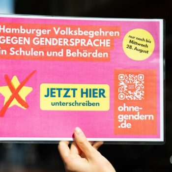 Initiative gegen Gendersprache erhält offenbar zu wenige Unterschriften