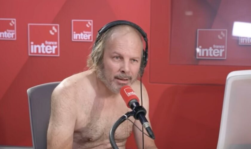 Philippe Katerine était nu pour sa rentrée sur France Inter