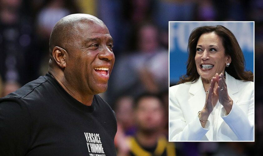 NBA great Magic Johnson faces backlash online for praising Kamala Harris' 'vision' after CNN interview