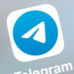 Photo prise le 8 novembre 2021 à Moscou du logo de Telegram sur un écran de smartphone