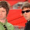 Noel and Liam Gallagher pictured a Wembley Stadium in 2008. Pic: Zak Hussein/PA