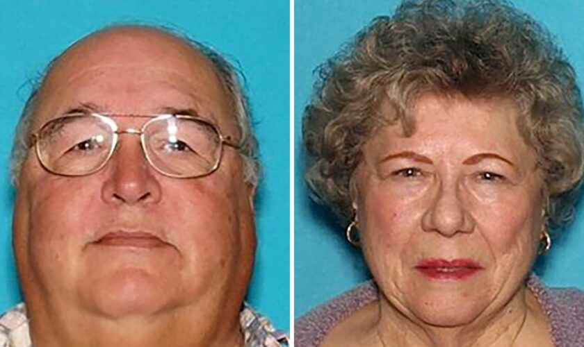 Daniel Menard, 79, and Stephanie Menard, 73. Pic: Redlands Police Department/AP