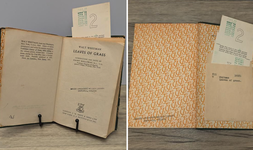 Overdue book is returned to Virginia library after a stunning 50 years