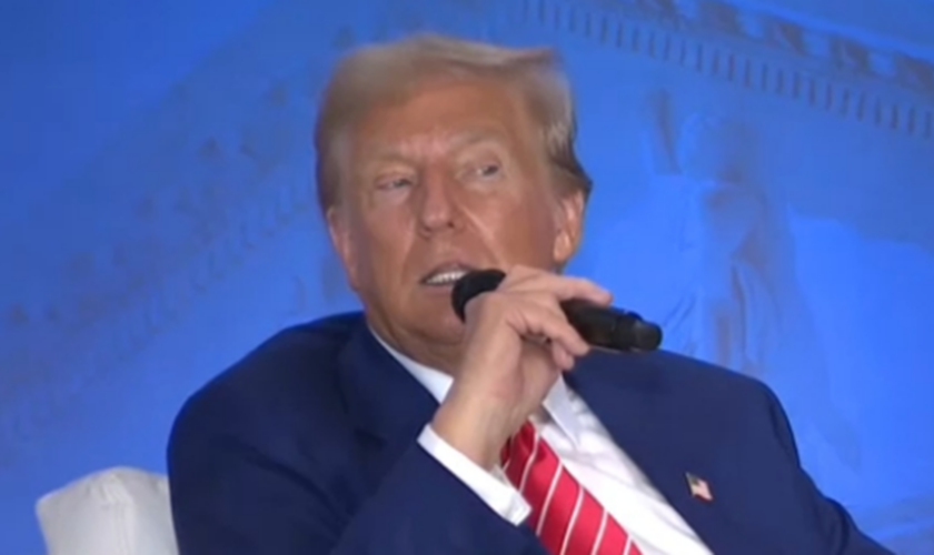 Trump impersonates Elon Musk talking about rockets: ‘I’m doing a new stainless steel hub’