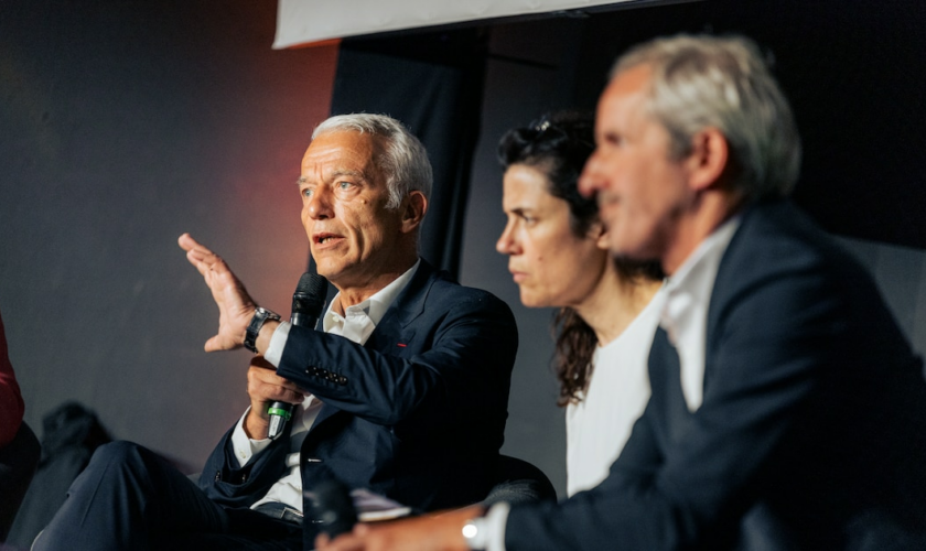 Débat entre le président du Medef Patrick Martin et Pascal Demurger, à la tête du Mouvement Impact France