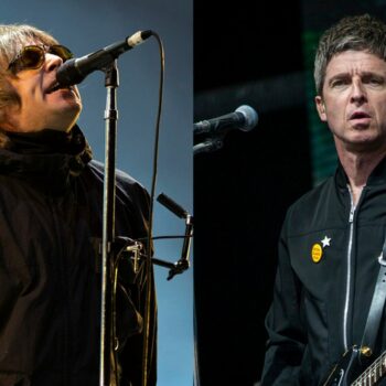 Liam (L) and Noel Gallagher. Pic: AP