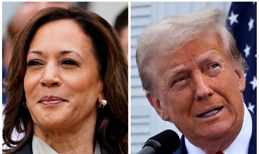 Trump ‘disrespected sacred ground’ at Arlington says Harris as new poll shows tightening race in key state: Live updates