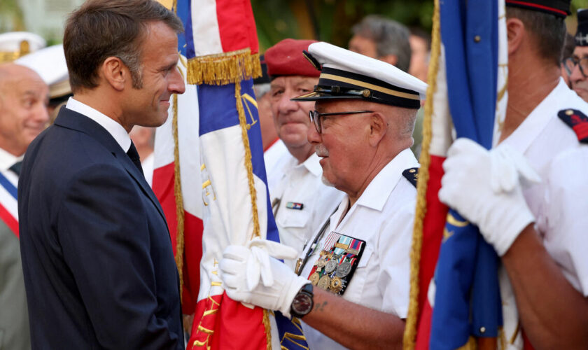 80 ans de la libération de Bormes-les-Mimosas : « Ne cédons rien à la division », enjoint Emmanuel Macron