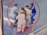 A five-star scumbag! Moment crook attempts to steal elderly lady's handbag outside luxury £800-a-night Mayfair hotel