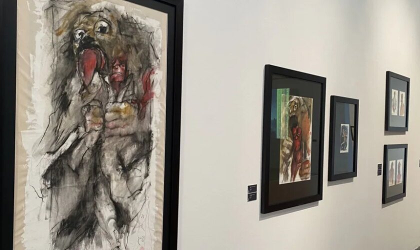 AFundación acoge un diálogo entre los mundos artísticos de Goya y Hellboy