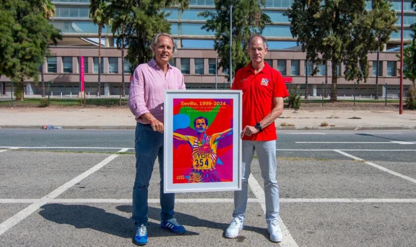 Abel Antón rememora los 25 años de su oro mundial en maratón por las calles de Sevilla