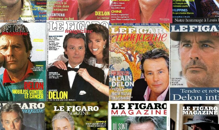 Alain Delon: 40 ans de confidences au Figaro Magazine