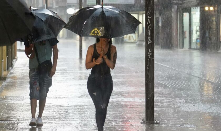 Alertan de lluvias, fuertes vientos e intensas tormentas en casi toda Castilla y León