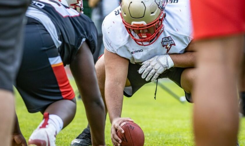 Berlin Thunder siegte im letzten Heimspiel der Saison. Foto: Andreas Gora/dpa