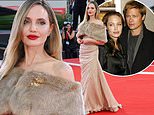 Angelina Jolie puts her protracted divorce to one side as she attends the 81st Venice Film Festival premiere of Maria in a sweeping floor-length gown... after hinting at the 'despair' and 'pain' of her separation from Brad Pitt