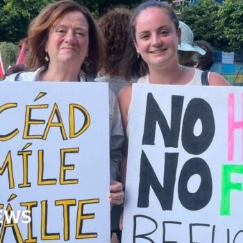 Anti-racism campaigners march again in Belfast