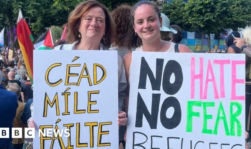 Anti-racism campaigners march again in Belfast