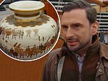 Antiques Roadshow guest fights back tears as he learns 'shocking' value of vase with very lucky detail passed down by late boss