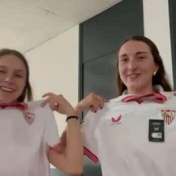 Así se hicieron sevillistas las medallistas olímpicas Marina García Polo y Alisa Ozhogina