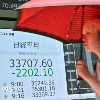 Asia stock markets plunge after US shares tumbled