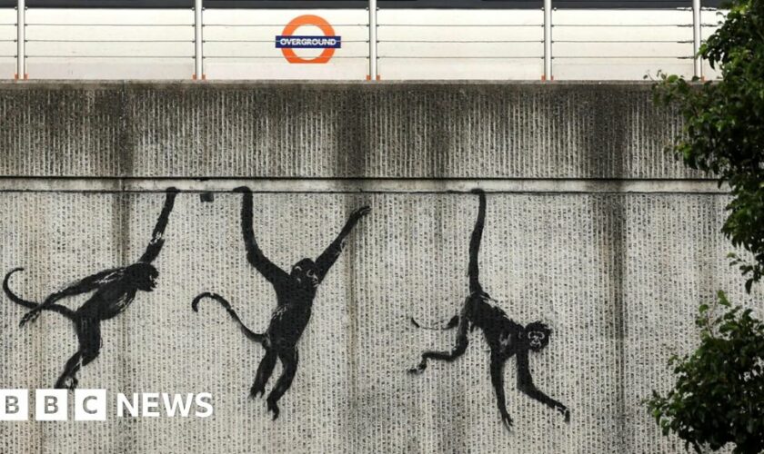 Banksy's new urban jungle sparks hunt for hidden meaning