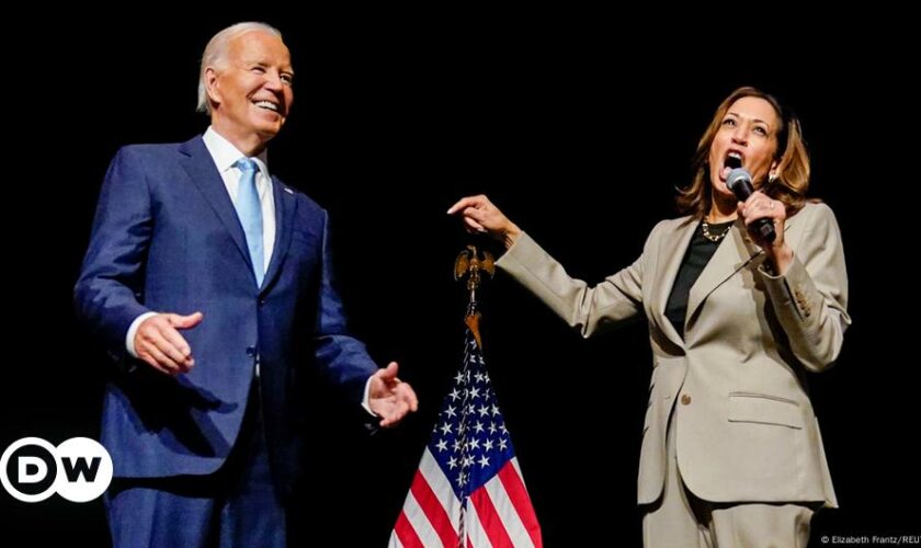 Biden, Harris hail lower Medicare drug prices and each other